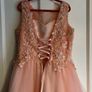 Confirmation dress - Blingalicious peach dress Image 3