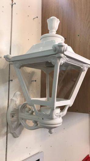 White Wall Lanten Wall Light Outdoor