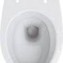 Toilet Hanging Wall Toilet Rose Star with Soft-Close Lid, Ceramic Image 5