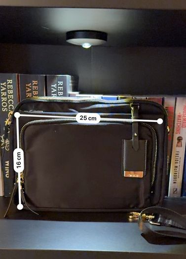 Tumi inspired crossbody bag