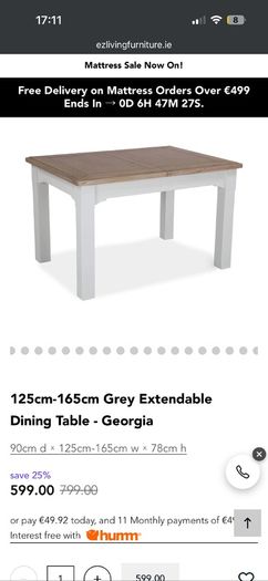 Ez living dining table and chairs