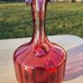 Vintage Ruby Glass Jug Image 4