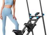 Stair Stepper, New Version Vertical Climber for Full-Body Workout, Foldable Cardio Stair Climber for Home Gym Exercise