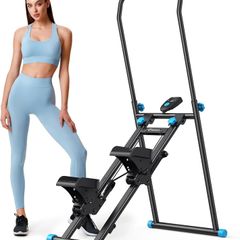 Stair Stepper, New Version Vertical Climber for Full-Body Workout, Foldable Cardio Stair Climber for Home Gym Exercise