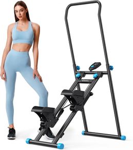 Stair Stepper, New Version Vertical Climber for Full-Body Workout, Foldable Cardio Stair Climber for Home Gym Exercise