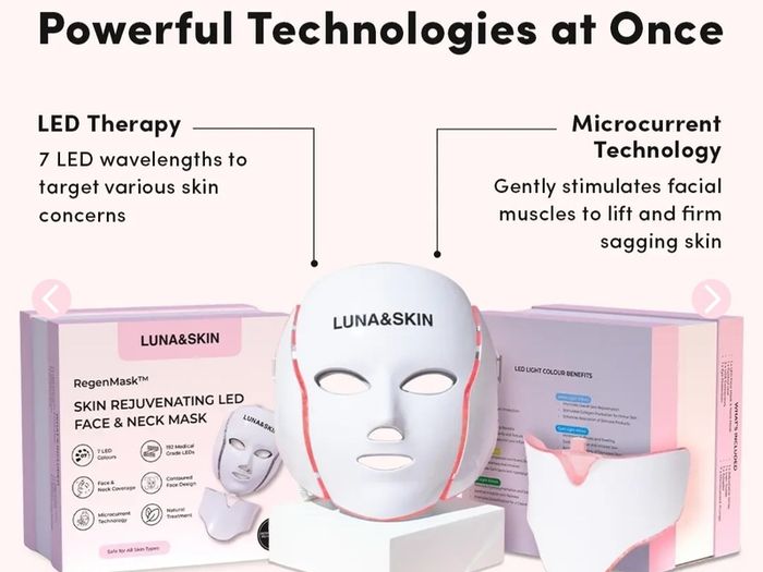 LUNA & SKIN Red led mask