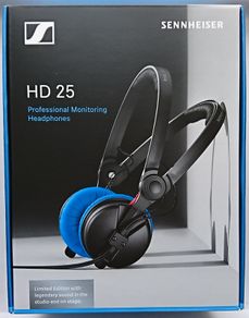 Sennheiser HD 25 Blue Limited Edition 70 ohms supra-aural (on-ear) closed-back DJ headphones