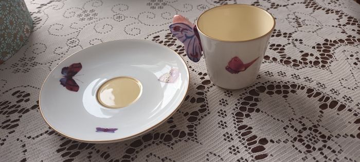 Wedgewood Harlequin Collection Cup and Saucer