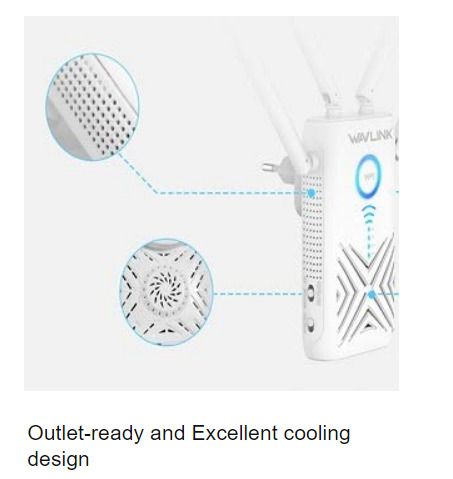 Wavlink AC1200 Dual Band (2.4GHz/5GHz) Gigabit 3-IN-1 WIFI Router/Range Extender & Signal Booster (UK Plug) (Brand New/Warranty)