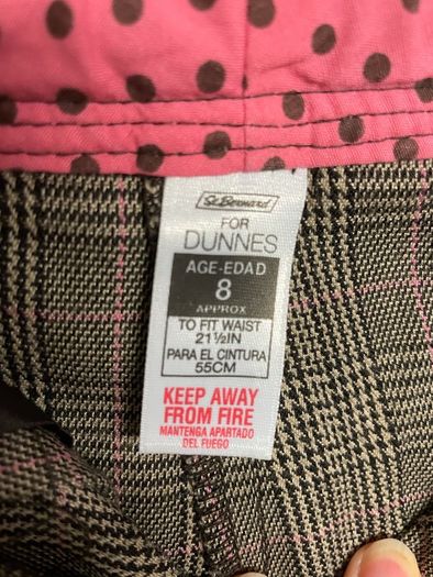 Winter girls shorts for 8 year old.