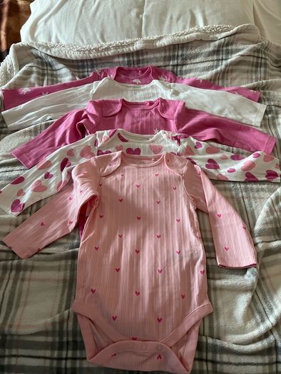 Girls new next long sleeve tops 9/12 mths