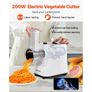 Electric Cheese Grater Salad Maker, 200W Salad Shooter, Electric Vegetable Slicer Shredder Chopper for Fruits with 5 Attachments, Stainless Steel Food Cutter for Vegetables, and Cheeses Image 2