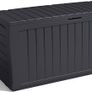 270L Outdoor Garden Storage Box Garden Furniture - Graphite Grey (FREE SHIPPING) Image 6