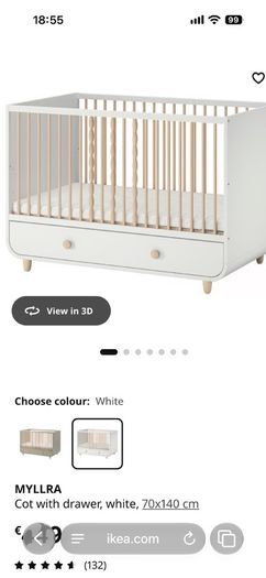 Pink Ikea kids bed in superb condition!!!