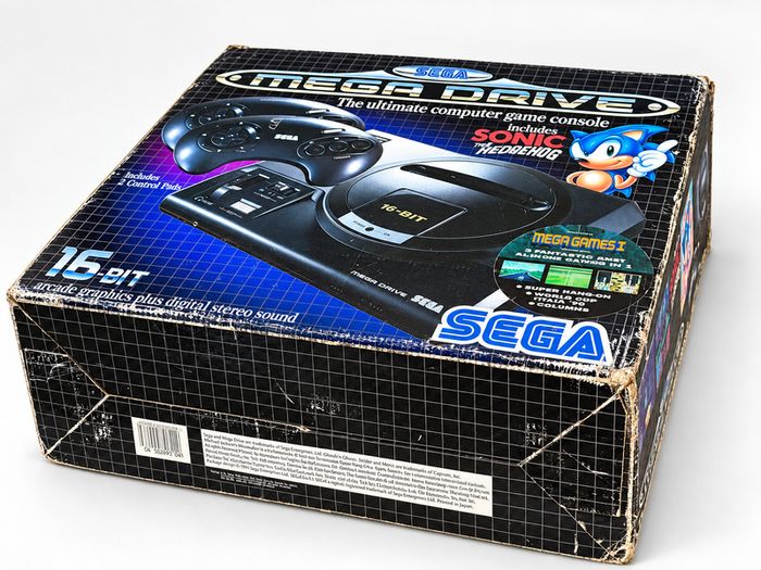 Sega Mega Drive Console - Sonic and Mega Games Rare Variant - Boxed