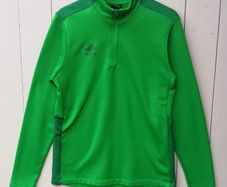 Umbro mens club essential quarter zip long sleeve sweatshirt green large size