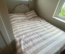 Double Bed with Storage & Ornate Headboard