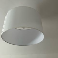 Large white lampshade (59cm diameter)