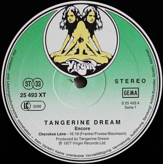 Tangerine Dream  Encore X2LPS