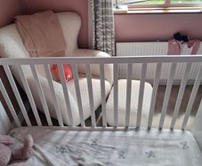 Cot with drawer