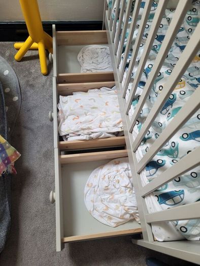 IKEA Gonatt cot with drawers