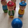 Bigjigs Toys Mini Wooden Pirate Skittles Image 5
