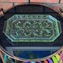 Art Deco 5 x Piece Uranium Glass Vanity Set Image 2