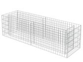 Gabion Raised Bed Galvanised Steel 180x50x50 cm