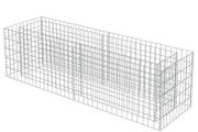 Gabion Raised Bed Galvanised Steel 180x50x50 cm