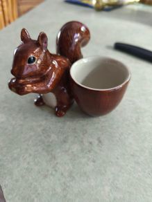 Quail Squirrel Egg Cup