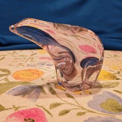 Vintage Wedgwood Crystal Glass Polar Bear Paperweight ,Ornament,