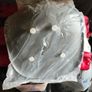 Grey plastic dining chairs Image 6