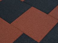 main image for ad Fall Protection Tiles 18 pcs Rubber 50x50x3 cm Black