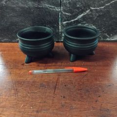 Ceramic Skillet 3 leg pot Ornaments