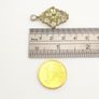 Vintage 925 Sterling Silver Citrine & Peridot Pendant Image 9