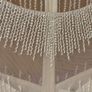 Joanna Hope Bridal Ivory Beaded Maxi Dress Art Deco Gown UK 20 Image 7