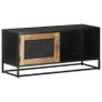 TV Cabinet 120x30x40 cm Rough Mango Wood Image 4