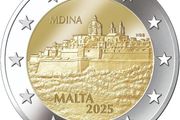 Malta 2 Euro Commemorative Coin 2025 - Mdina. UNCIRCULATED.