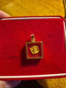 Gold Nugget Pendant