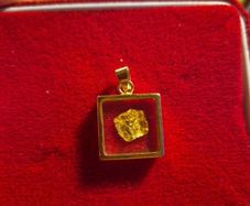 Gold Nugget Pendant