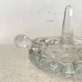 Vintage 1937 Art Deco glass ring holder with handle Image 4