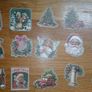 50pcs Retro Christmas/New Year Stickers Image 2