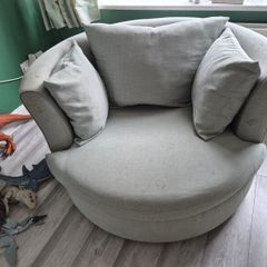 Mint green cuddle chair