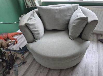 Mint green cuddle chair