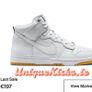 Retro Nike Dunk Low White Leather Cream Gum Image 5