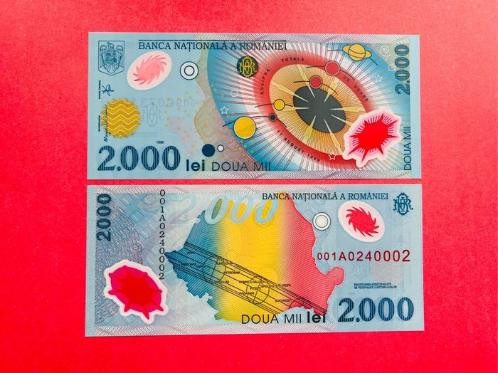 Romania. 2,000 Lei  2001  Pick 111a Commemorative Issue  ( Uncirculated )