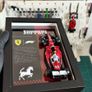 FERRARI Frame with Lewis Hamilton 1:43 Replica Image 4