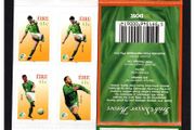 2002 Ireland World Cup Soccer/Football Stamp Booklet Mint Never Hinged (MNH). Hibernian HB100