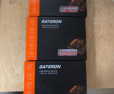 Gateron 2.0 ks-33 low profile linear keyboard switches (100 total)