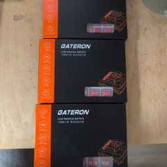 Gateron 2.0 ks-33 low profile linear keyboard switches (100 total)